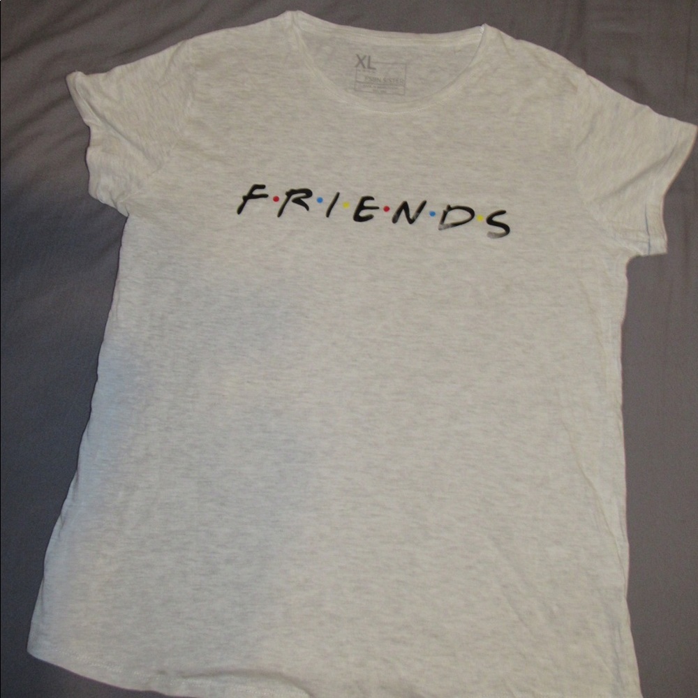 Jersey gray/white “Friends” t-shirt